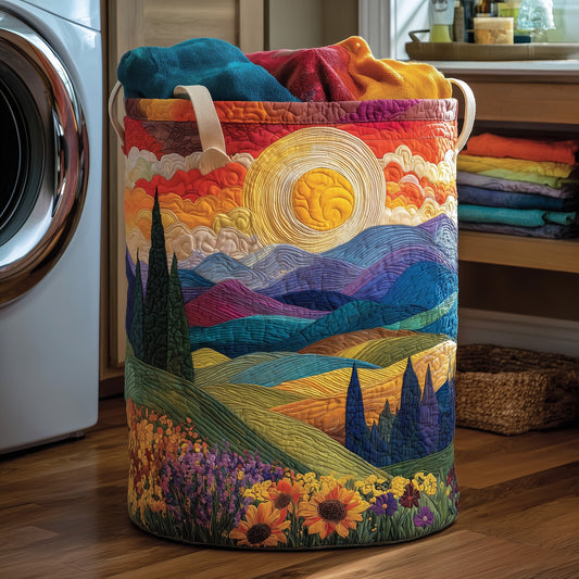 Meadow Heaven Quilted Laundry Basket GFTONL5932