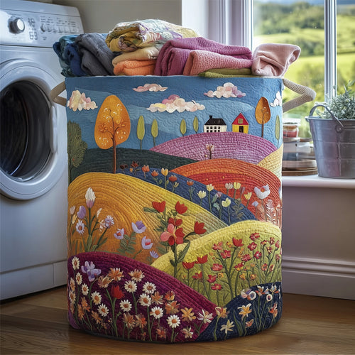 Valley Heaven Quilted Laundry Basket GFTONL5943
