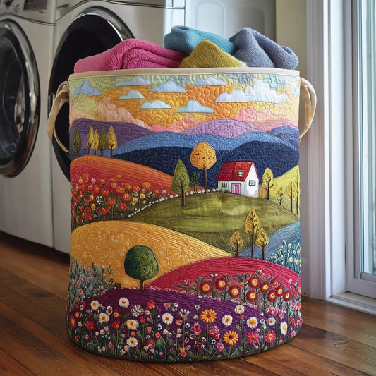 Valley Heaven Quilted Laundry Basket GFTONL5944
