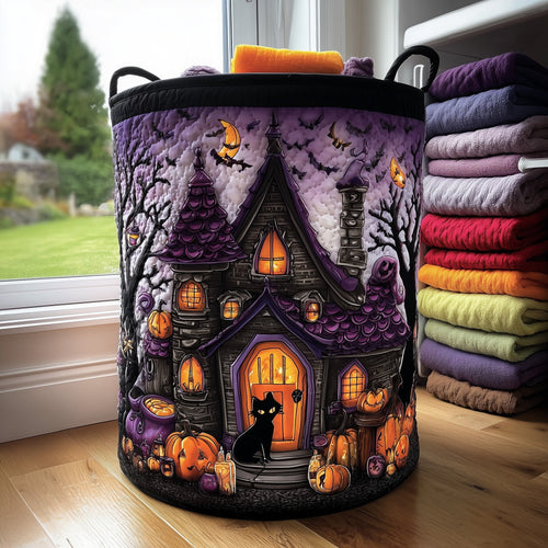 Witch House Quilted Laundry Basket GFTONL5957