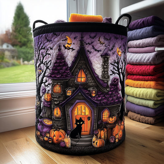 Witch House Quilted Laundry Basket GFTONL5957