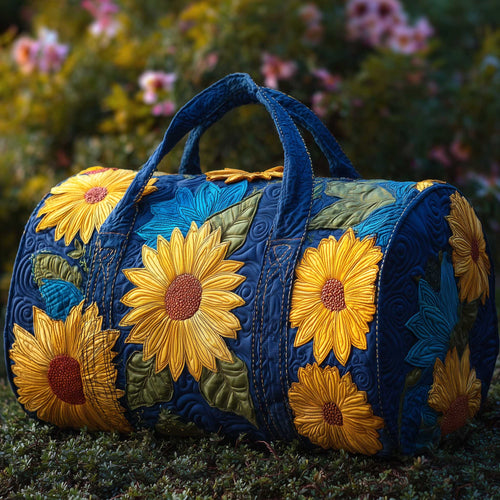 Sunflower Heaven Quilted Duffle Bag GFTONL5974
