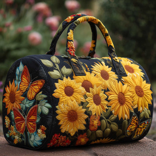 Sunflower Garden Quilted Duffle Bag GFTONL5978