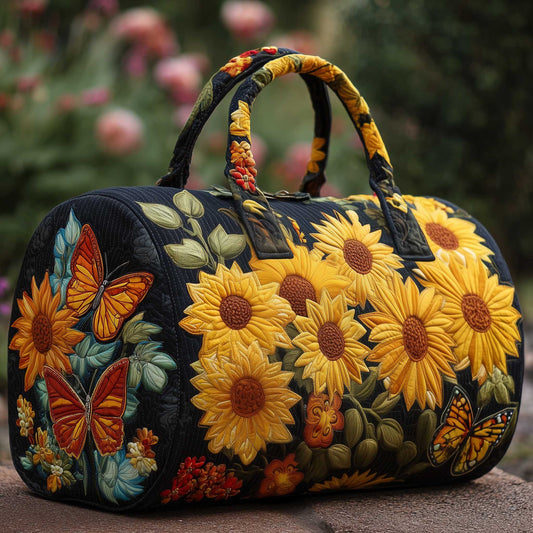Sunflower Garden Quilted Duffle Bag GFTONL5978