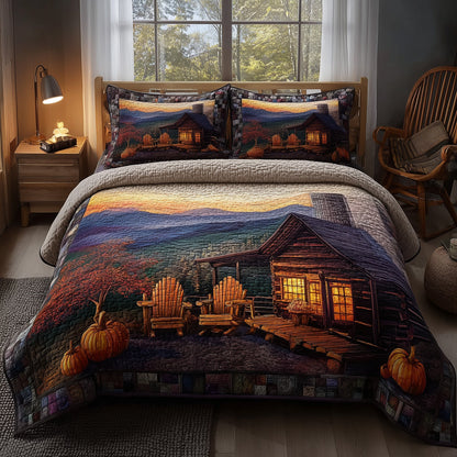 Cozy Fall 3-Piece Quilted Bedding Set GFTONL5983