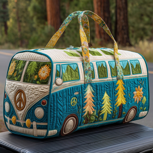 Peace Van Quilted Duffle Bag GFTONL6011