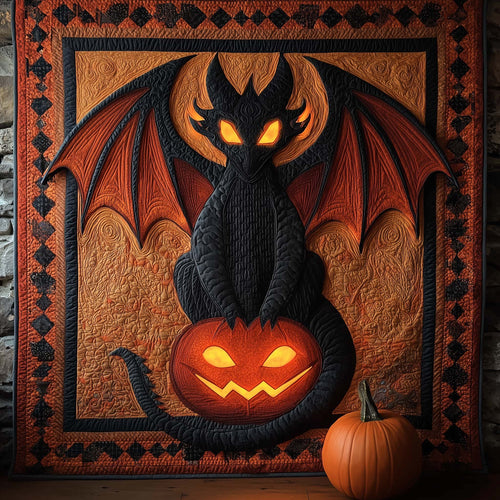 Dragon Pumpkin Quilted Blanket GFTONL6063