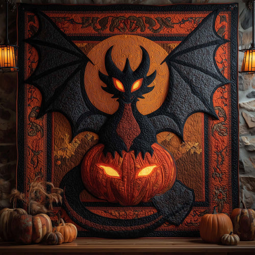 Dragon Pumpkin Quilted Blanket GFTONL6064
