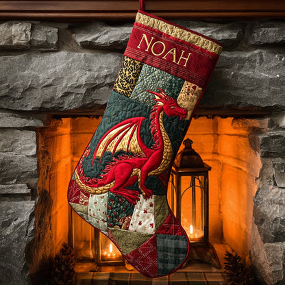 Dragon Quilted Christmas Stocking GFTONL6068