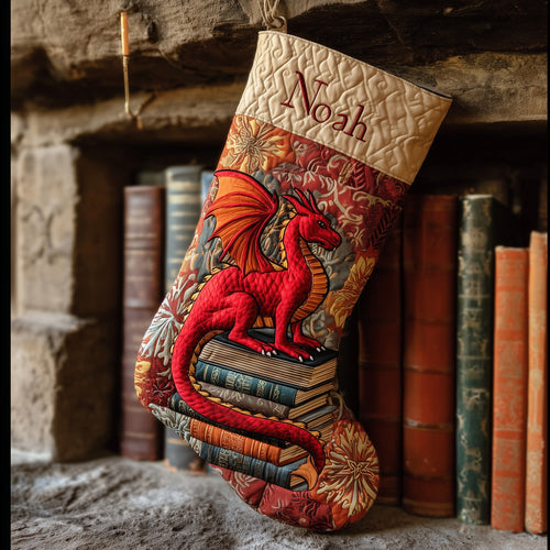 Dragon Quilted Christmas Stocking GFTONL6070