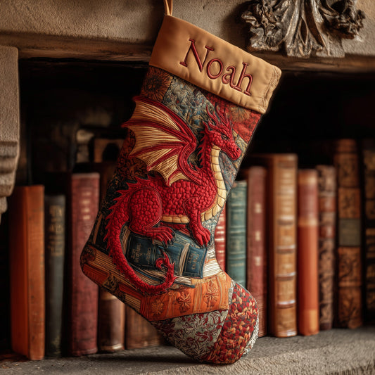 Dragon Quilted Christmas Stocking GFTONL6072