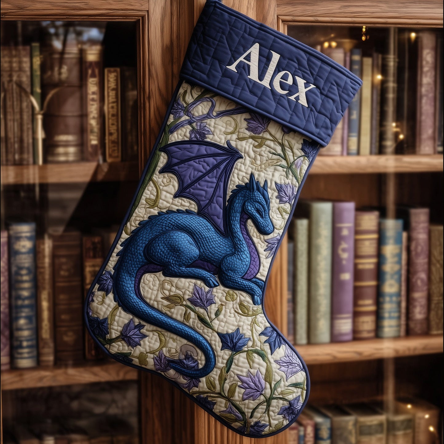 Dragon Quilted Christmas Stocking GFTONL6081