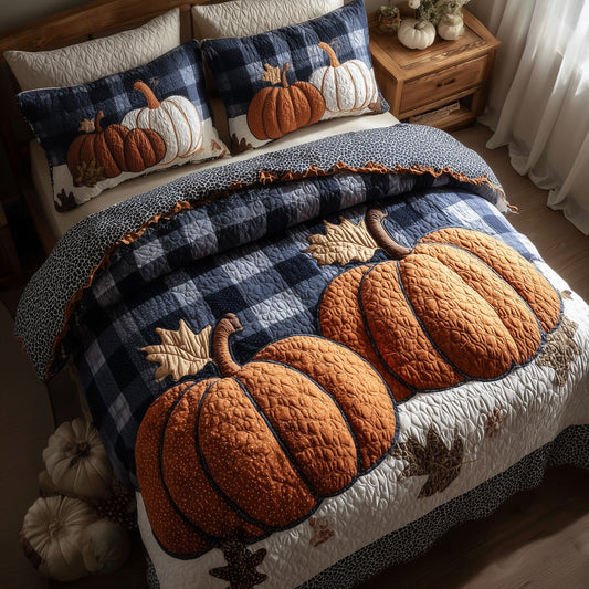 Elegant Fall 3-Piece Quilted Bedding Set GFTONL6119