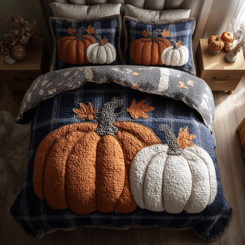 Elegant Fall 3-Piece Quilted Bedding Set GFTONL6121
