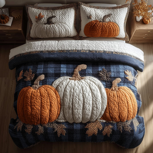 Elegant Fall 3-Piece Quilted Bedding Set GFTONL6122