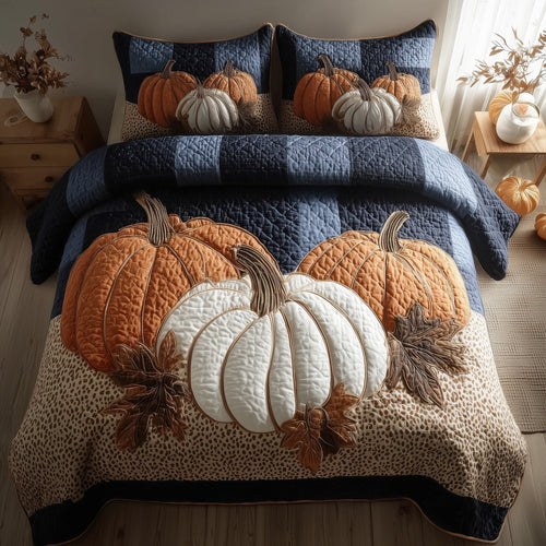 Elegant Fall 3-Piece Quilted Bedding Set GFTONL6123