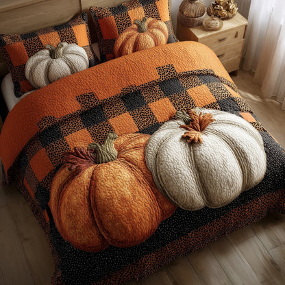 Elegant Fall 3-Piece Quilted Bedding Set GFTONL6124
