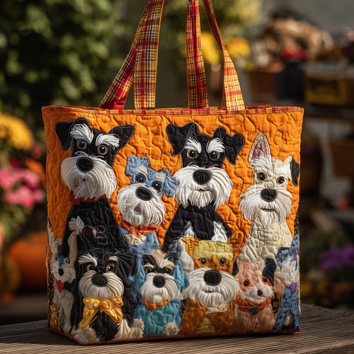Schnauzer Quilted Tote Bag GFTONL6152