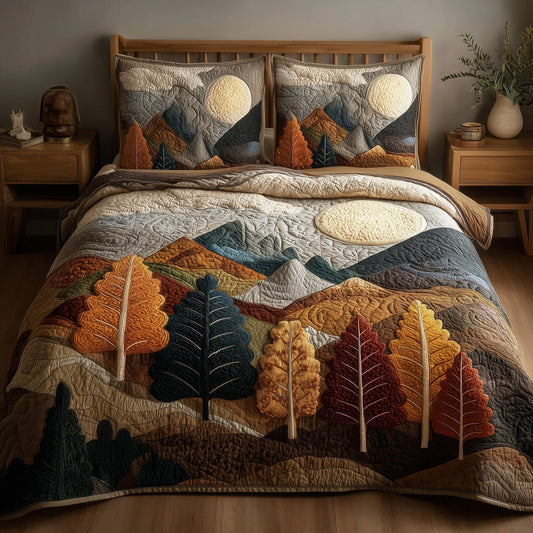 Midnight Autumn Forest Duvet Cover Set GFTONL6159