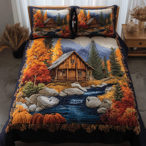 Autumn Cabin Duvet Cover Set GFTONL6163