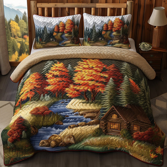 Autumn Cabin Duvet Cover Set GFTONL6172