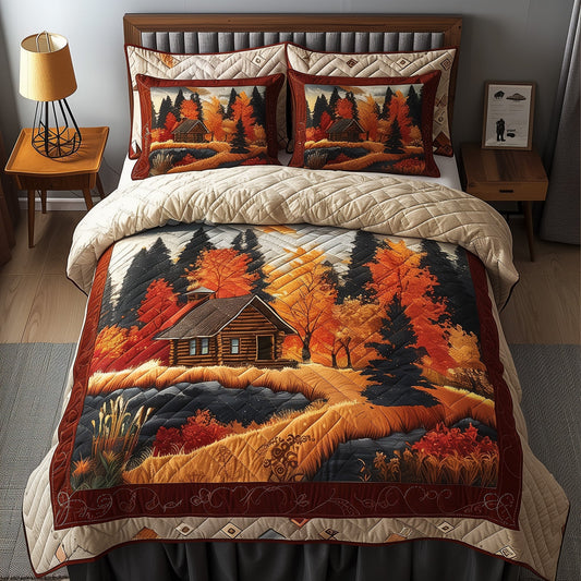 Autumn Cabin Duvet Cover Set GFTONL6174