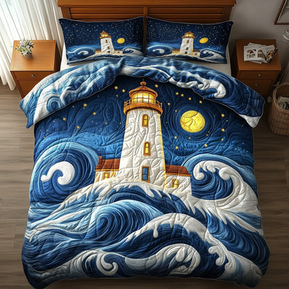 Midnight Lighthouse Duvet Cover Set GFTONL6196