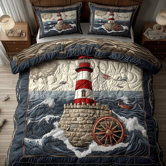 Stormy Lighthouse Duvet Cover Set GFTONL6201