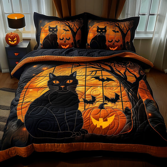 Black Cat Duvet Cover Set GFTONL6206