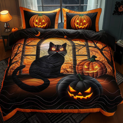 Black Cat Duvet Cover Set GFTONL6207