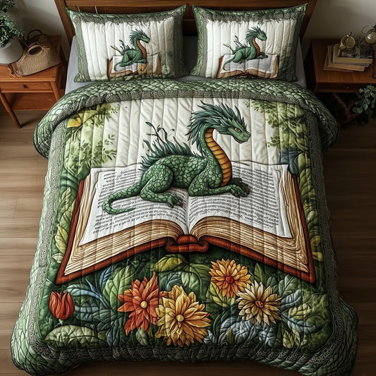 Dragon Bookworm Duvet Cover Set GFTONL6214