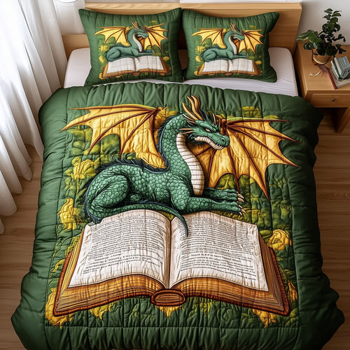 Dragon Bookworm Duvet Cover Set GFTONL6219