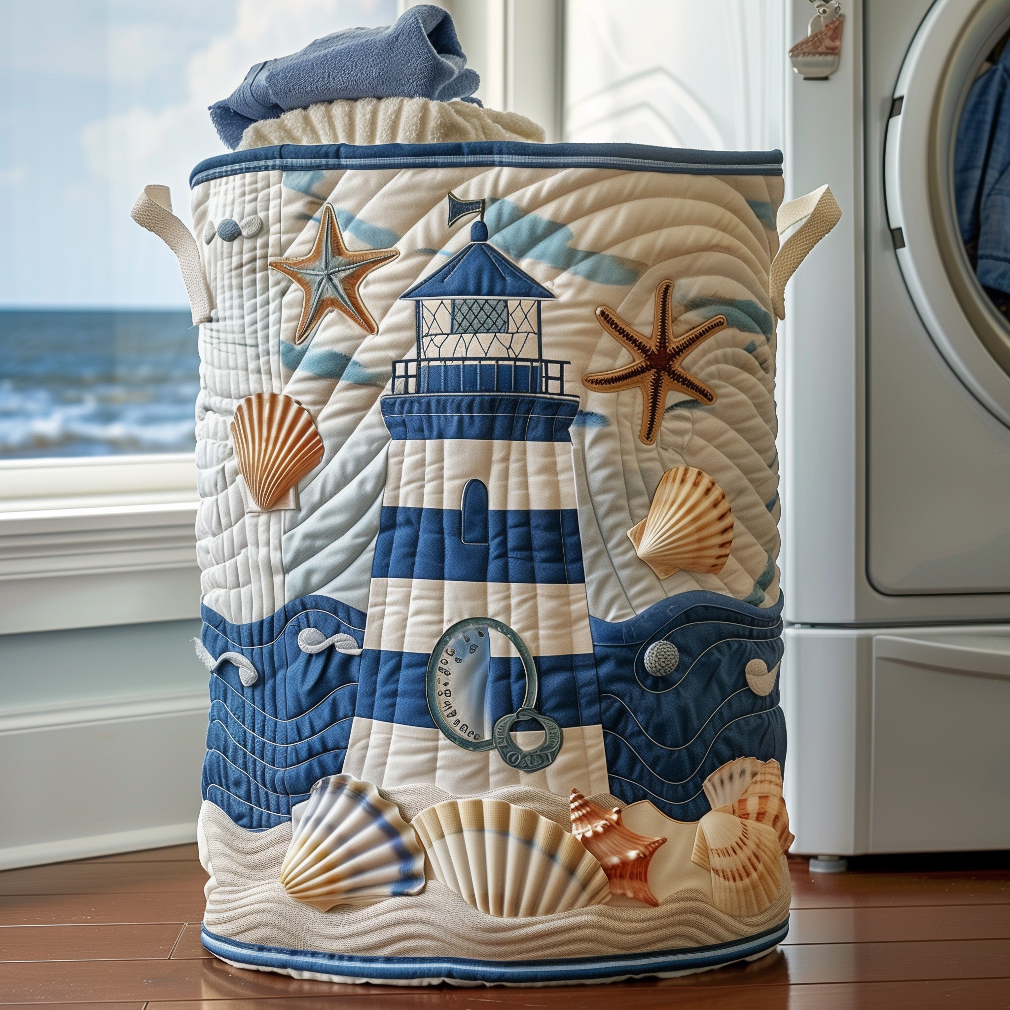 Majestic Lion Quilted Laundry Basket GFTOTP11922 main image 1