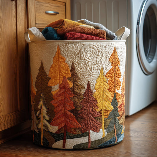 Autumn Tree Quilted Laundry Basket GFTONL6255