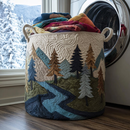 Forest Vibe Quilted Laundry Basket GFTONL6256
