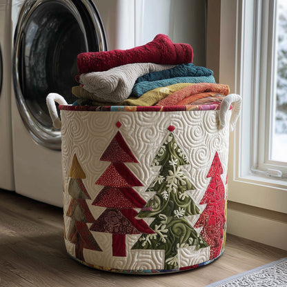 Festive Tree Quilted Laundry Basket GFTONL6257