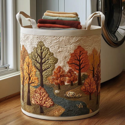 Autumn Tree Quilted Laundry Basket GFTONL6258