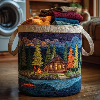 Midnight Harmony Quilted Laundry Basket GFTONL6265