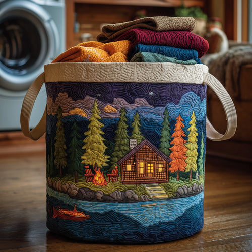 Midnight Harmony Quilted Laundry Basket GFTONL6265