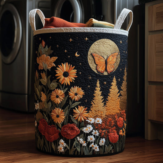 Midnight Autumn Valley Quilted Laundry Basket GFTONL6283