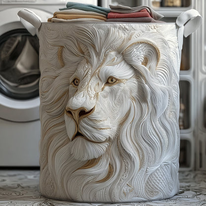 Majesty Lion Quilted Laundry Basket GFTONL6312