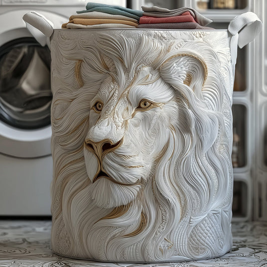 Majesty Lion Quilted Laundry Basket GFTONL6312