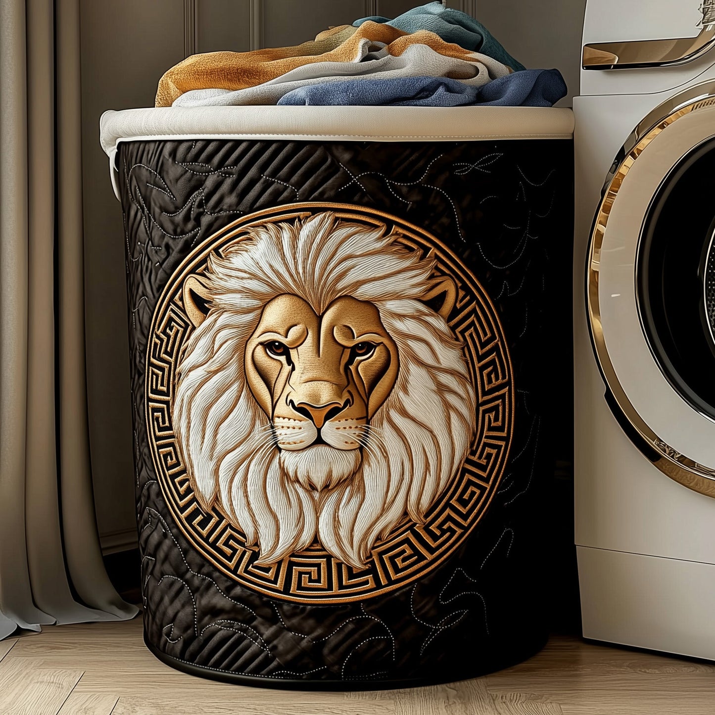Majesty Lion Quilted Laundry Basket GFTONL6317