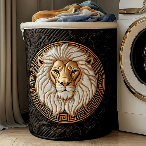 Majesty Lion Quilted Laundry Basket GFTONL6317