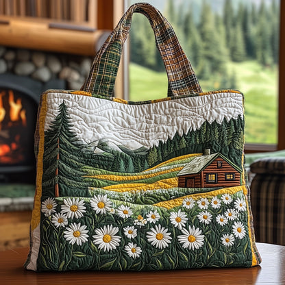 Medow Cabin Quilted Tote Bag GFTONL6336