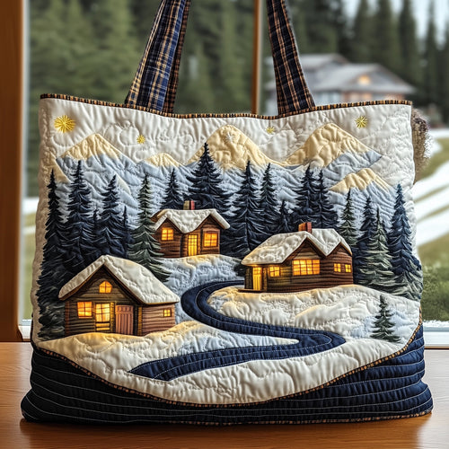 Snowy Hill Quilted Tote Bag GFTONL6344