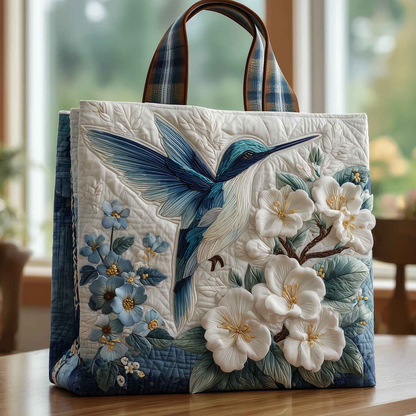 Floral Flight Quilted Tote Bag GFTONL6351
