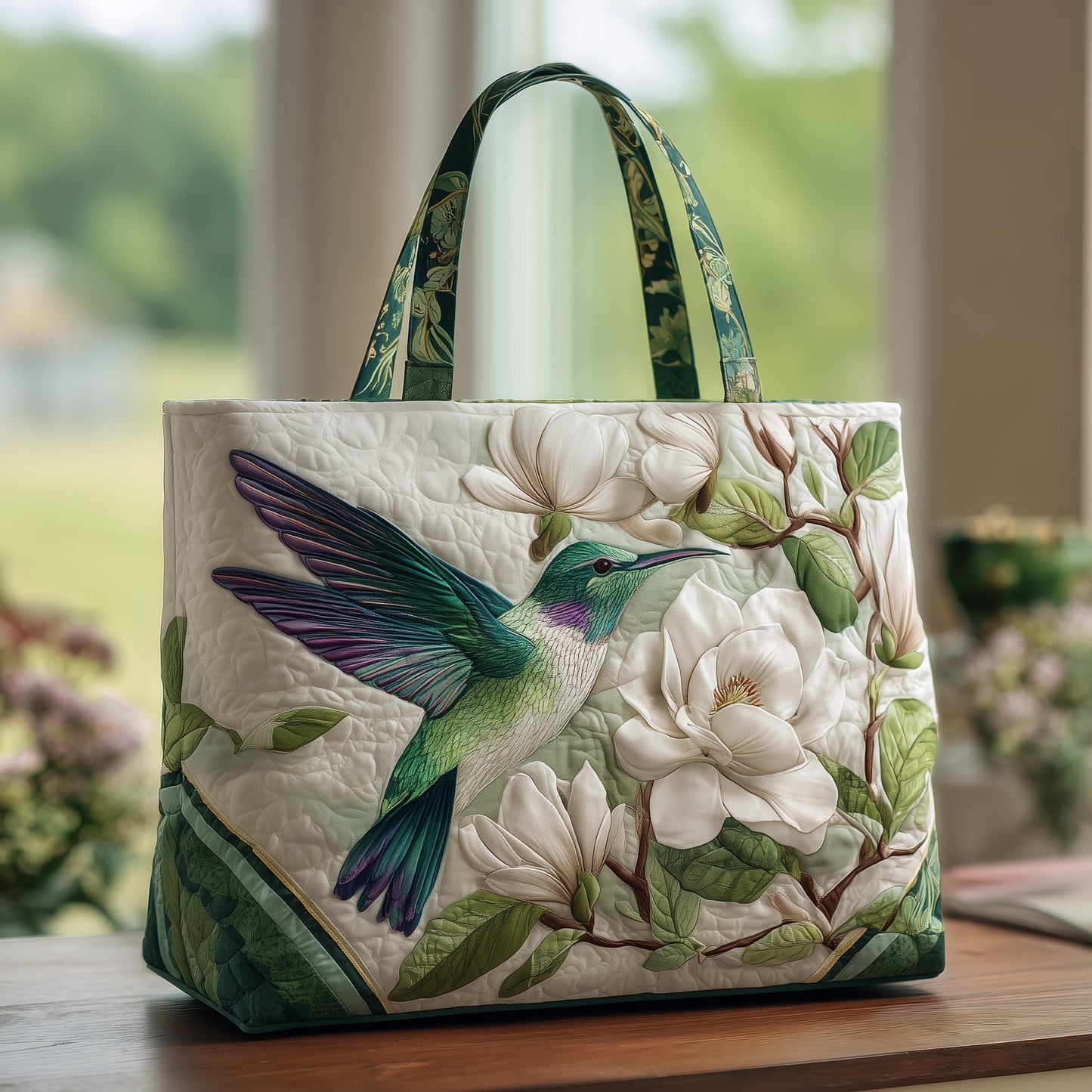 Magnolia Flight Quilted Tote Bag GFTONL6353