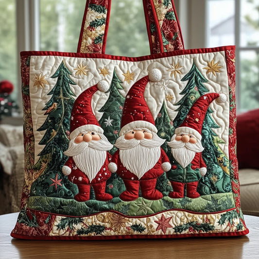 Gnome Joy Quilted Tote Bag GFTONL6372