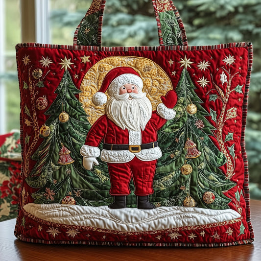 Santa Joy Quilted Tote Bag GFTONL6373